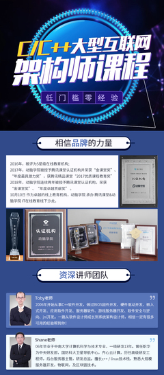 C/C++ Linux服務(wù)器開(kāi)發(fā)與后臺(tái)服務(wù)架構(gòu) 動(dòng)腦學(xué)院技術(shù)咨詢(xún)與技術(shù)服務(wù)詳解